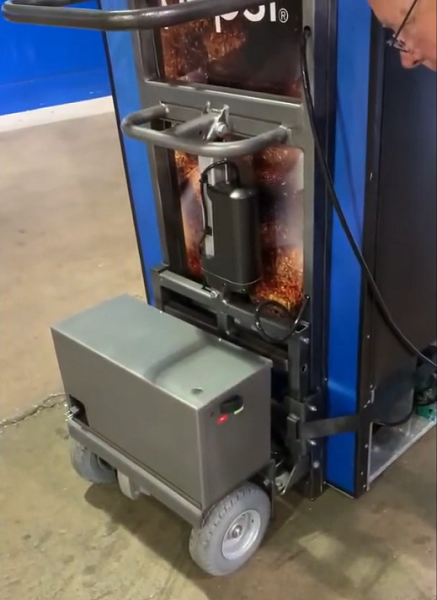 Electric Powered Vending Appliance And Cooler Moving Hand Truck